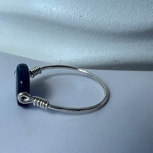 BLUE Kyanite Sterling Silver Ring - Picture 5 of 12